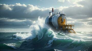 renewable energy tidal power extraction photo