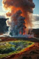 renewable resources using geothermal energy to create clean power photo