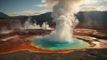 renewable resources using geothermal energy to create clean power photo