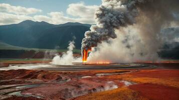 renewable resources using geothermal energy to create clean power photo