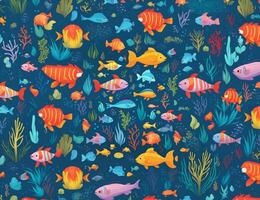 sea fish pattern photo