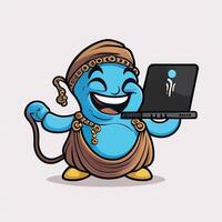 digital genie character kind smiling photo