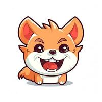 cutest cartoon animal ever smiling photo