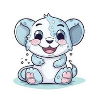 cutest cartoon animal ever smiling photo