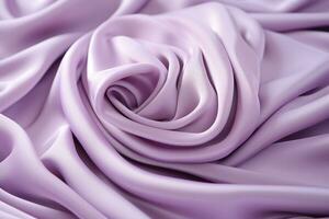 flow purple satin, clear white background photo