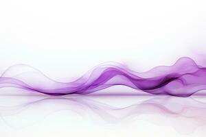 flow purple satin, clear white background photo