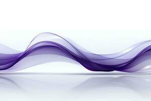 flow purple satin, clear white background photo