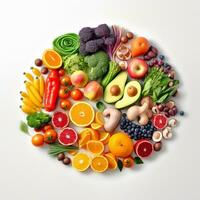 sano comida y dieta concepto foto