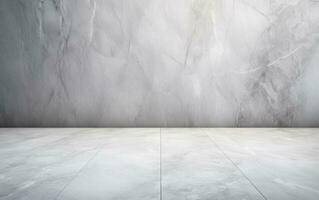 gray marble floor and wall background generative AI photo