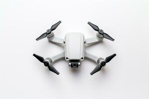 A drone on white background generative AI photo