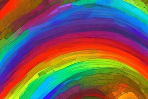 Colorful Wood Background, Rainbow Wood Background, Wood Background, AI Generative photo