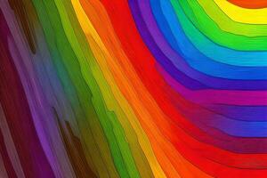 Colorful Wood Background, Rainbow Wood Background, Wood Background, AI Generative photo