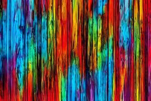 Colorful Wood Background, Rainbow Wood Background, Wood Background, AI Generative photo