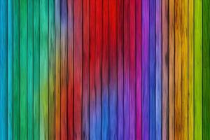 Colorful Wood Background, Rainbow Wood Background, Wood Background, AI Generative photo