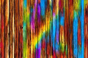 Colorful Wood Background, Rainbow Wood Background, Wood Background, AI Generative photo