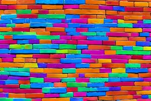 Brick Wall Background, Wall Background, Brick Background, AI Generative photo