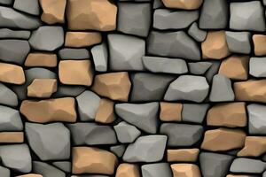 Stone Wall Background, Stone Brick Wall Background, Wall Background, Stone Background, AI Generative photo