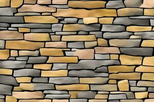 Stone Wall Background, Stone Brick Wall Background, Wall Background, Stone Background, AI Generative photo