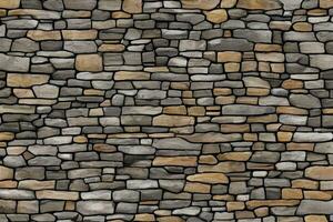 Stone Wall Background, Stone Brick Wall Background, Wall Background, Stone Background, AI Generative photo