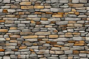 Stone Wall Background, Stone Brick Wall Background, Wall Background, Stone Background, AI Generative photo