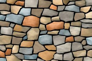 Stone Background, Rock Background, Stone Wallpaper, AI Generative photo