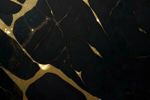 Black Marble Texture, Black and gold Marble Texture Background, Black Marble Background, luxury Marble Texture Background, Marble Texture Wallpaper, AI Generative photo