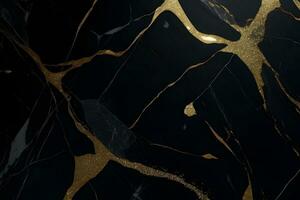 Black Marble Texture, Black and gold Marble Texture Background, Black Marble Background, luxury Marble Texture Background, Marble Texture Wallpaper, AI Generative photo