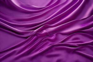 Silk Satin Fabric Background, Silk Satin Fabric Wallpaper, Satin Fabric Background, Ai Generative photo