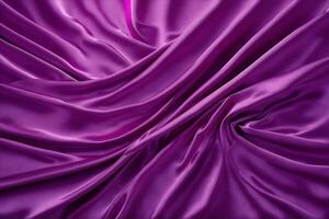 Silk Satin Fabric Background, Silk Satin Fabric Wallpaper, Satin Fabric Background, Ai Generative photo