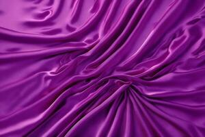 Silk Satin Fabric Background, Silk Satin Fabric Wallpaper, Satin Fabric Background, Ai Generative photo