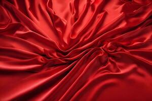 Silk Satin Fabric Background, Silk Satin Fabric Wallpaper, Satin Fabric Background, Ai Generative photo