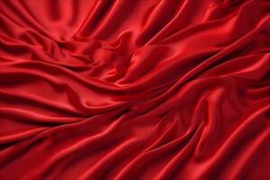 Silk Satin Fabric Background, Silk Satin Fabric Wallpaper, Satin Fabric Background, Ai Generative photo