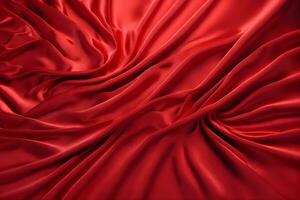 Silk Satin Fabric Background, Silk Satin Fabric Wallpaper, Satin Fabric Background, Ai Generative photo