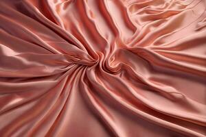 Silk Satin Fabric Background, Silk Satin Fabric Wallpaper, Satin Fabric Background, Ai Generative photo