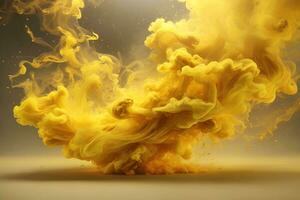 Yellow Smoke Wallpaper, Smoke Background, Smoke Effects Background, Smoke wallpapers, Colorful Smoke Background, Abstract Smoke Wallpapers, AI Generative photo