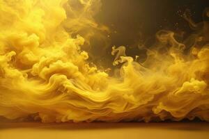 Yellow Smoke Wallpaper, Smoke Background, Smoke Effects Background, Smoke wallpapers, Colorful Smoke Background, Abstract Smoke Wallpapers, AI Generative photo