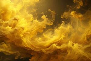 Yellow Smoke Wallpaper, Smoke Background, Smoke Effects Background, Smoke wallpapers, Colorful Smoke Background, Abstract Smoke Wallpapers, AI Generative photo