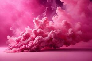 Pink Smoke Bomb Wallpaper, Smoke Bomb Background, Pink Smoke Bomb Effects Background, Smoke wallpapers, Colorful Smoke Background, Abstract Smoke Wallpapers, AI Generative photo