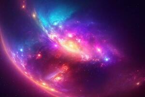 Galaxy Space Texture Background, Space Texture Background, Colorful Space Background, Galaxy Background, Ai Generative photo