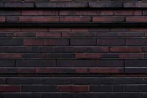 Black Brick Wall Background, Dark Wall Background, Brick Wall Background, Wall Background, Brick Background, Brick Wall Texture Background, Brick Pattern, Brick Wall, AI Generative photo