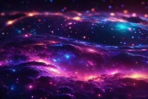 Galaxy Texture Background, Galactic Structure, Space Texture Background, Neon Space Background, Galaxy Background, Ai Generative photo