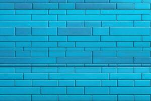 Blue Brick Wall Background, Blue Wall Background, Brick Wall Background, Wall Background, Brick Background, Brick Wall Texture Background, Brick Pattern, AI Generative photo