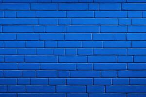 Blue Brick Wall Background, Blue Wall Background, Brick Wall Background, Wall Background, Brick Background, Brick Wall Texture Background, Brick Pattern, AI Generative photo