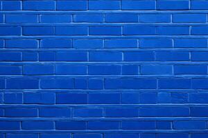 Blue Brick Wall Background, Blue Wall Background, Brick Wall Background, Wall Background, Brick Background, Brick Wall Texture Background, Brick Pattern, AI Generative photo