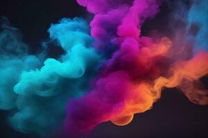 Smoke Splash Background, Rainbow Colorful Smoke Background, Smoke Effects Background, Neon Smoke wallpapers, Colorful Smoke Background, Abstract Smoke Wallpapers, AI Generative photo