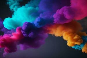 Smoke Splash Background, Rainbow Colorful Smoke Background, Smoke Effects Background, Neon Smoke wallpapers, Colorful Smoke Background, Abstract Smoke Wallpapers, AI Generative photo