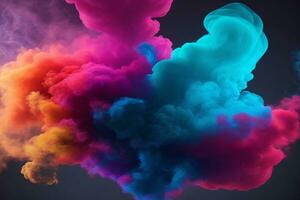 Smoke Splash Background, Rainbow Colorful Smoke Background, Smoke Effects Background, Neon Smoke wallpapers, Colorful Smoke Background, Abstract Smoke Wallpapers, AI Generative photo