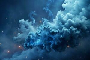 Blue Smoke Wallpaper, Smoke Background, Smoke Effects Background, Smoke wallpapers, Colorful Smoke Background, Abstract Smoke Wallpapers, AI Generative photo