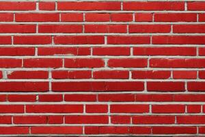 Red Brick Wall Background, Red Wall Background, Brick Wall Background, Wall Background, Brick Background, Brick Wall Texture Background, Brick Pattern, AI Generative photo