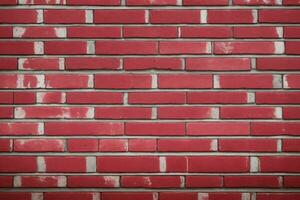 Red Brick Wall Background, Red Wall Background, Brick Wall Background, Wall Background, Brick Background, Brick Wall Texture Background, AI Generative photo